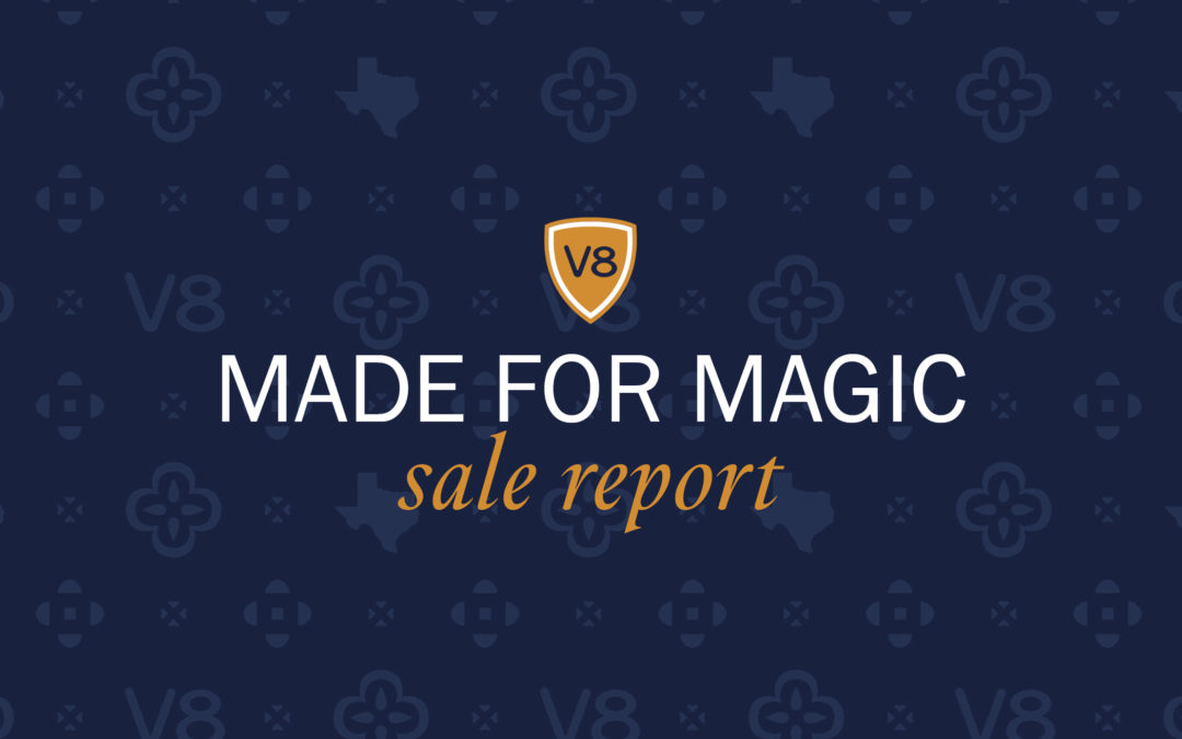 Made for Magic Sale Commands Record Prices for V8 Genetics