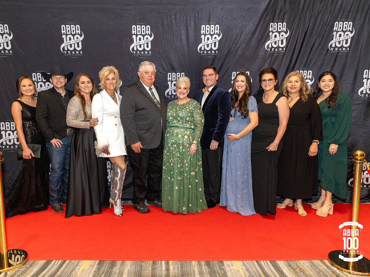 V8 Ranch Family on the Red Carpet at the ABBA 100th Anniversary Gala